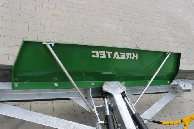 Zgarniacz skrętny hydraulicznie, ocynkowany KR-ZG-H